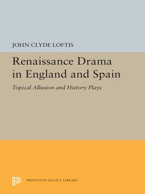 cover image of Renaissance Drama in England and Spain